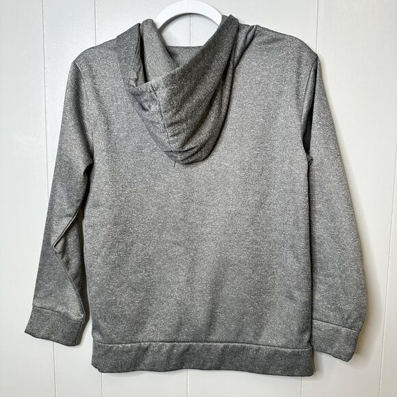 Puma Sweatshirt Boys Youth L (14-16) Gray Hoodie Puma Logo Kangaroo Pocket 2pcs - Picture 4 of 11